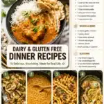 Collection of easy gluten and dairy free recipes for busy individuals
