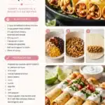 Baked gluten free chicken taquitos served with dipping sauce