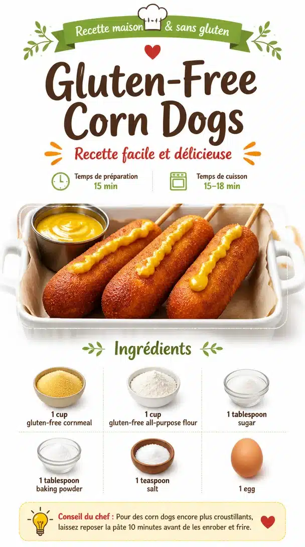 Gluten-free corn dogs served on a plate with dipping sauce.