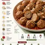 Plate of homemade gluten-free meatballs served with marinara sauce.