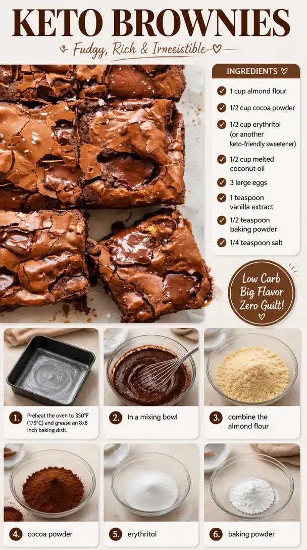 Delicious keto brownies on a plate, perfect for a low-carb lifestyle