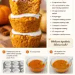 Low carb keto pumpkin muffins baked with spices and pumpkin puree
