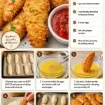 Low Carb Parmesan Chicken Tenders served on a plate with dipping sauce