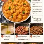 One Pan Italian Sausage Gnocchi dish served with herbs and cheese