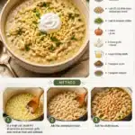 Bowl of Keto White Chicken Chili topped with fresh herbs