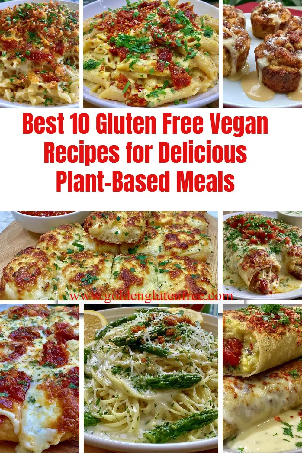 A colorful plate featuring delicious gluten free vegan recipes