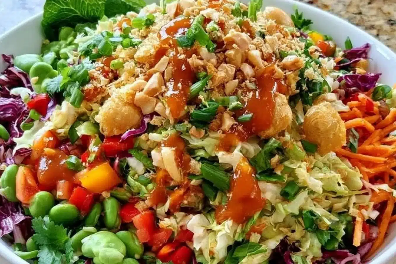 Asian Chicken Crunch Salad