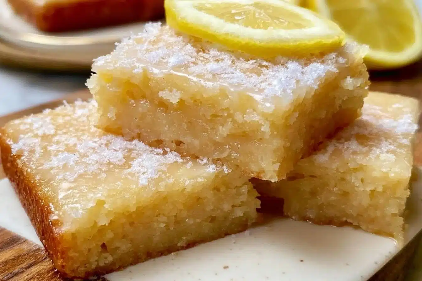 Gluten Free Lemon Brownies
