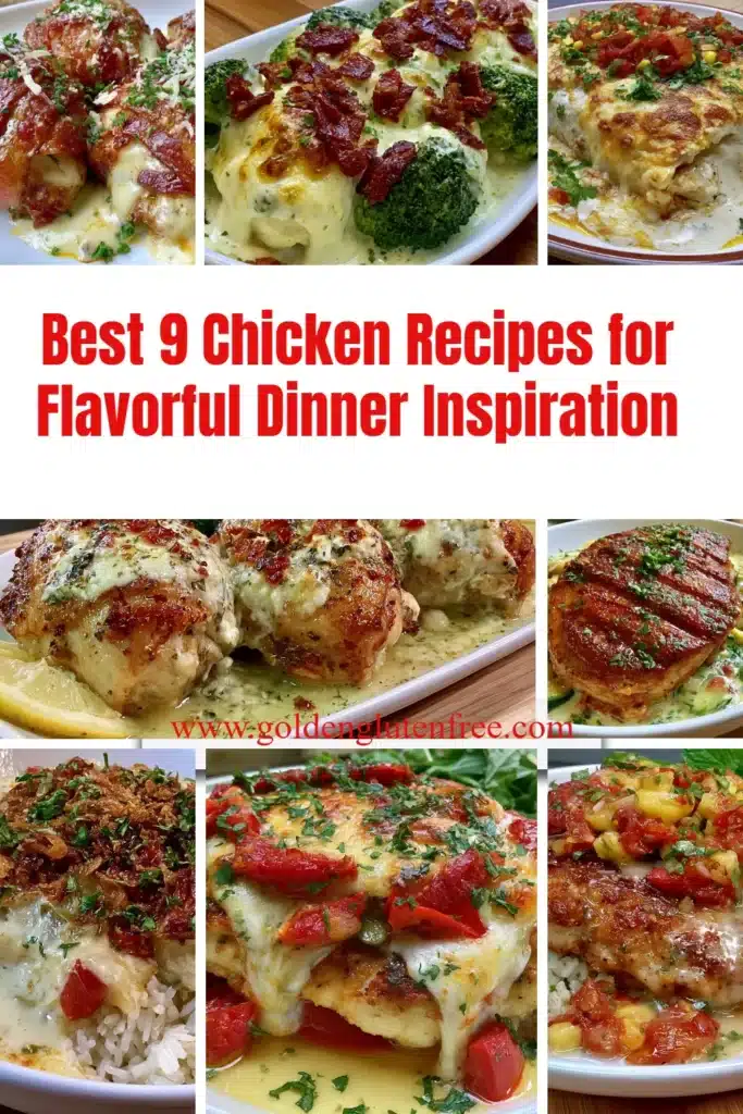 Nine delicious chicken recipes for flavorful dinner inspiration