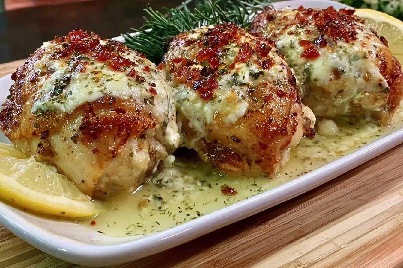 Greek Chicken with Lemon and Feta