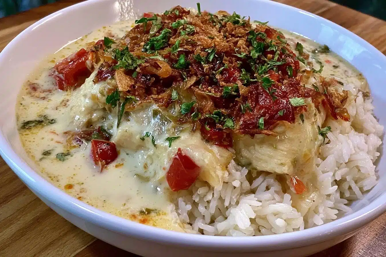 Coconut Chicken Rice Bowl