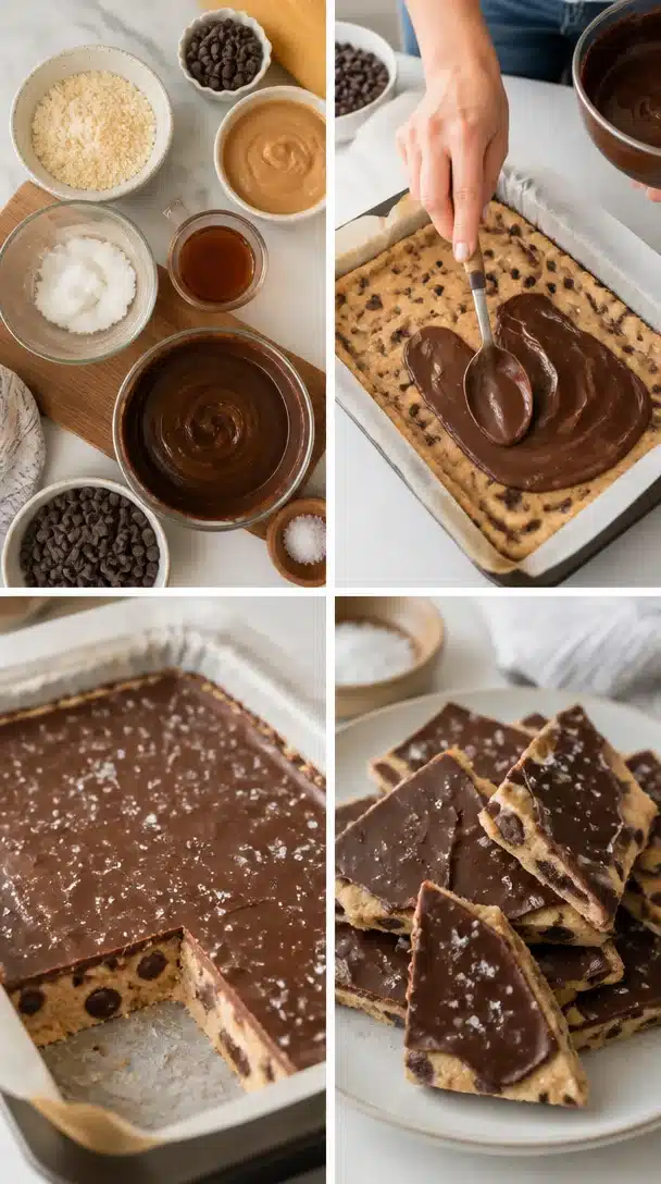 Healthy Cookie Dough Bark