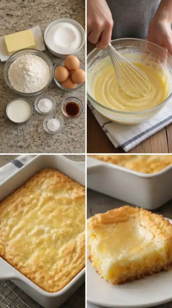 Gluten Free French Butter Cake with rich texture and buttery flavor
