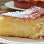 Gluten Free French Butter Cake with a golden crust and soft texture