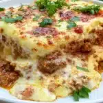 Delicious Keto Lasagna made with low-carb ingredients