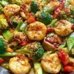 Colorful Keto Stir Fry featuring fresh vegetables and protein, low-carb meal