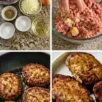 Delicious Persian Cutlet served on a plate with fresh herbs and spices.