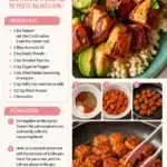 Delicious spicy salmon bowl topped with fresh vegetables and sesame seeds.