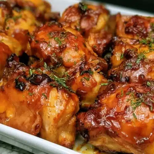 Air fryer teriyaki chicken served with vegetables on a plate