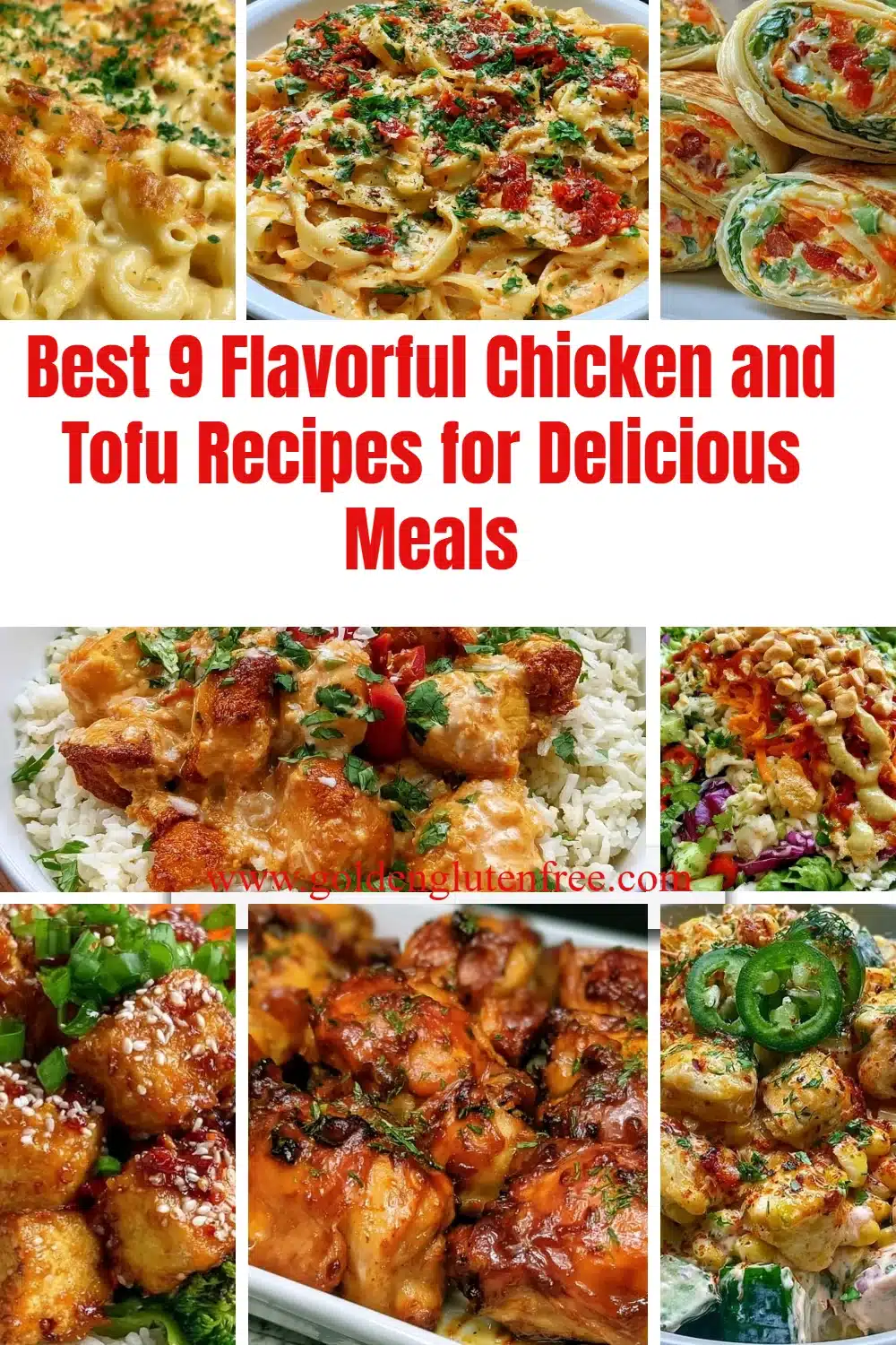Delicious chicken and tofu recipes for flavorful meals
