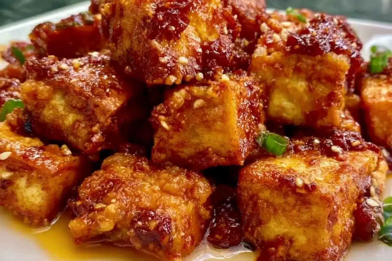Baked Gochujang Korean Tofu
