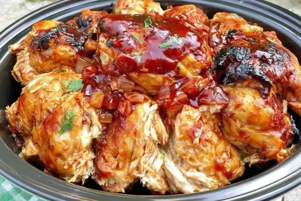 Crock Pot BBQ Chicken