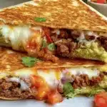 Delicious Keto Crunchwraps served on a plate with fresh ingredients