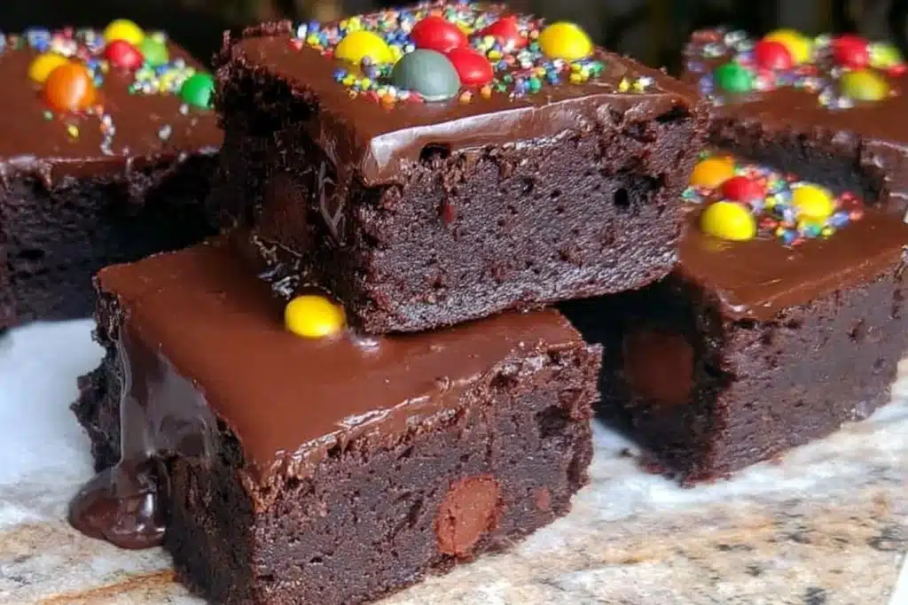 Delicious Gluten Free Little Debbie Brownies on a plate