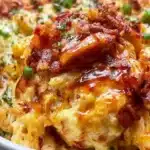 Keto BBQ Chicken Casserole ready in 30 minutes for a healthy dinner