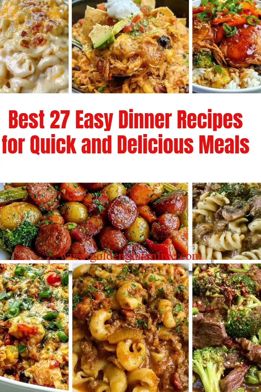Easy dinner recipes for quick and delicious meals for any occasion.