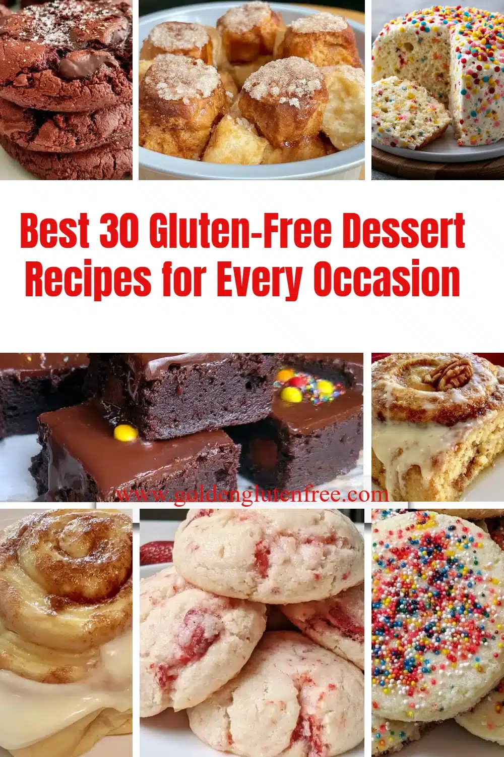 A tempting selection of gluten-free dessert recipes for every occasion