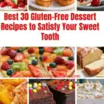 Delicious gluten-free desserts including cakes, cookies, and more
