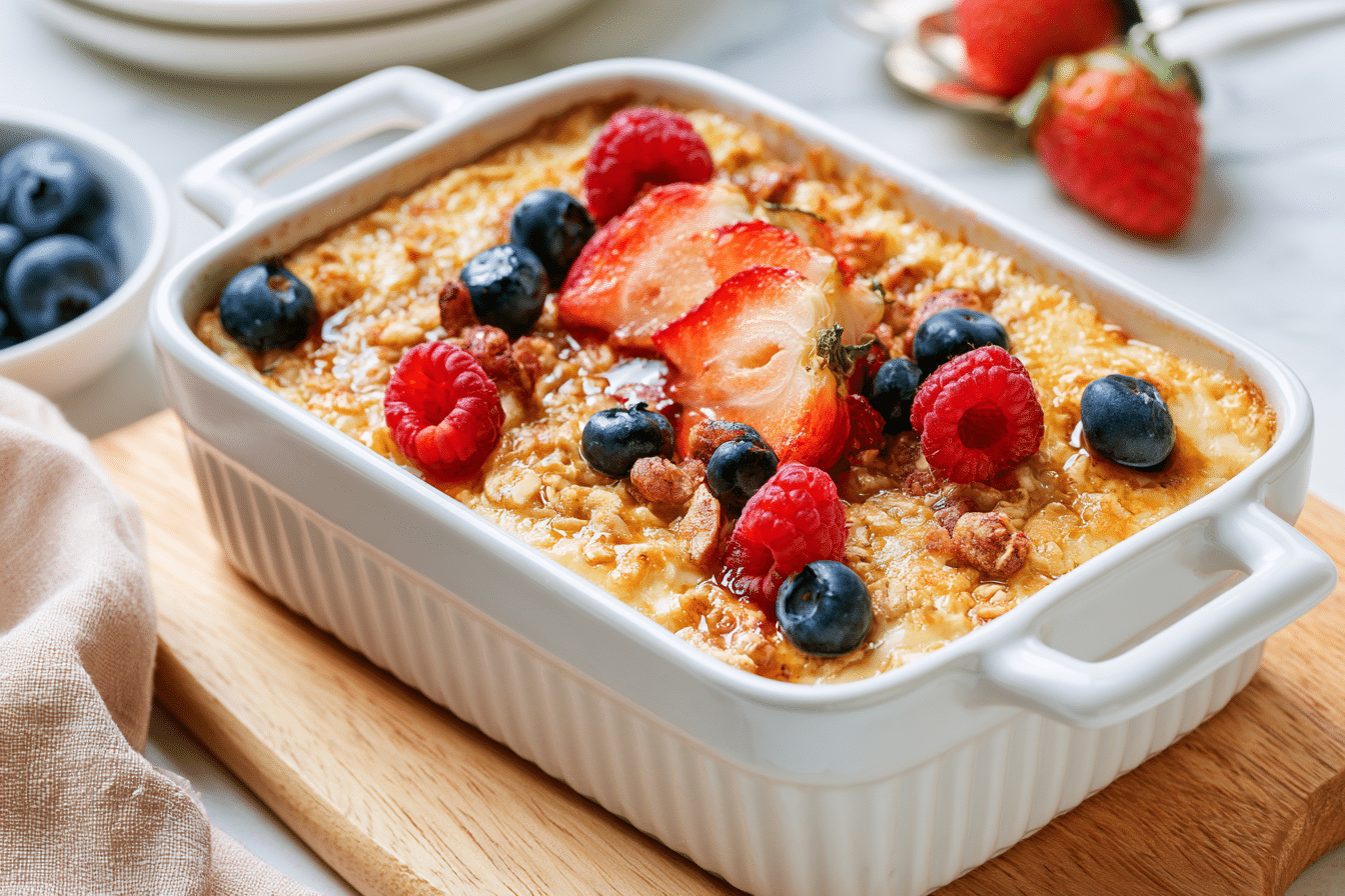 Cottage Cheese Baked Oats: Gluten-Free & Delicious Breakfast
