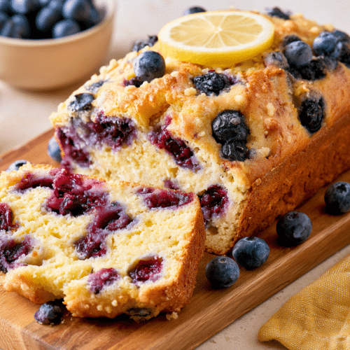 Gluten-Free Lemon Blueberry Protein Bread Recipe