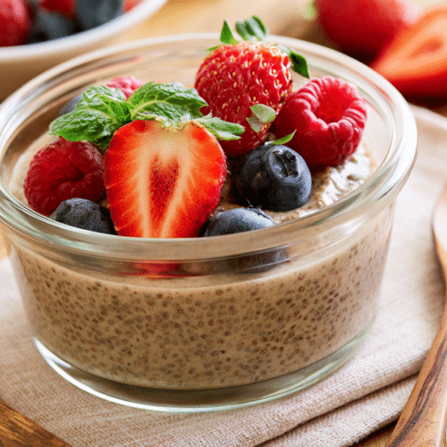 Hojicha Chia Pudding Gluten Free Recipe - Delicious & Healthy