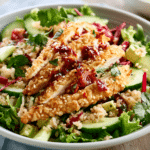Gluten-Free Crispy Rice Chicken Salad: Delicious & Healthy Recipe
