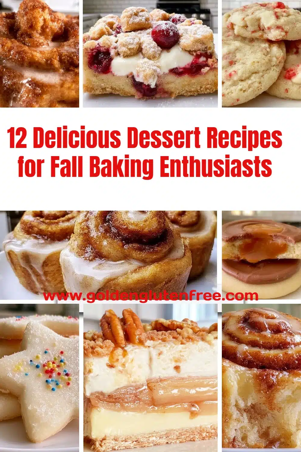 A selection of fall-themed dessert recipes for baking enthusiasts