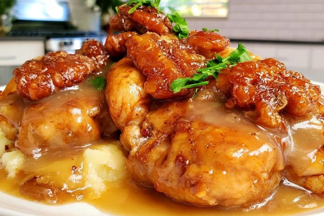 Maple Bourbon Pecan Chicken