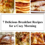 Seven delicious breakfast recipes for a cozy morning meal.