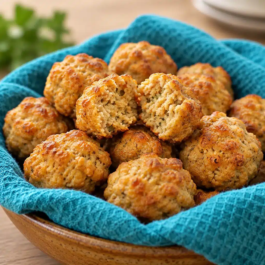 Glutenfreie Mummy Breakfast Sausage Rolls served on a plate with a side of dipping sauce.
