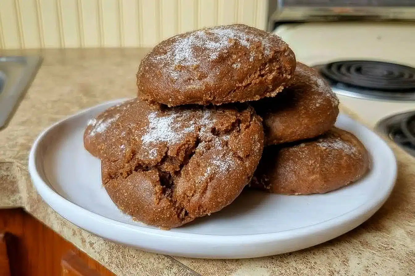 Variety of gluten free cookies including parkin and gingerbread for Christmas.