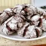 Delicious gluten-free chocolate crinkle cookies for Halloween desserts